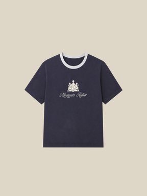 BLUE CONTRAST T-SHIRT "ATELIER"