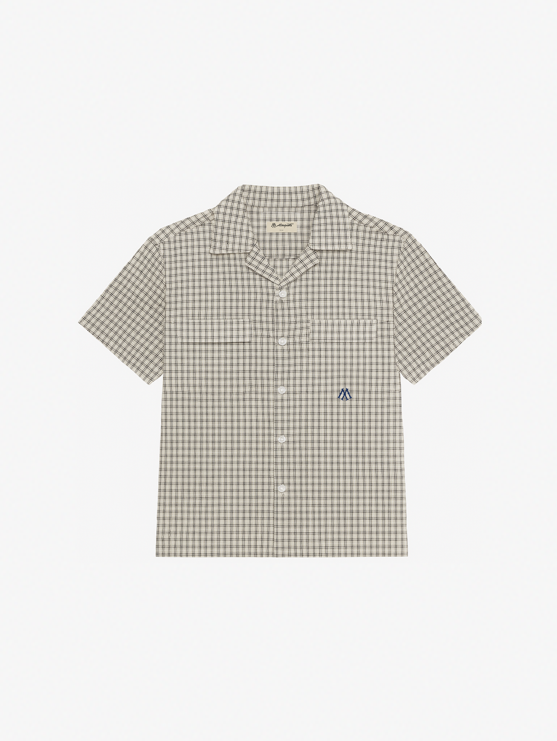 SEERSUCKER BLACK/WHITE SHIRT 