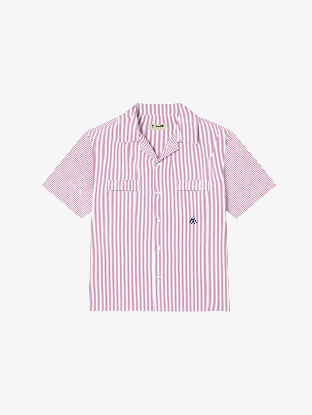 ROSA WHITE STRIPE RESORT SHIRT "M"