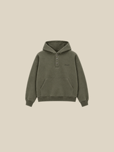 OLIVE HOODED "BUTTONS" - Mosquets