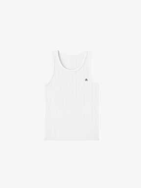 EVERYDAYS WHITE TANK TOP "M"