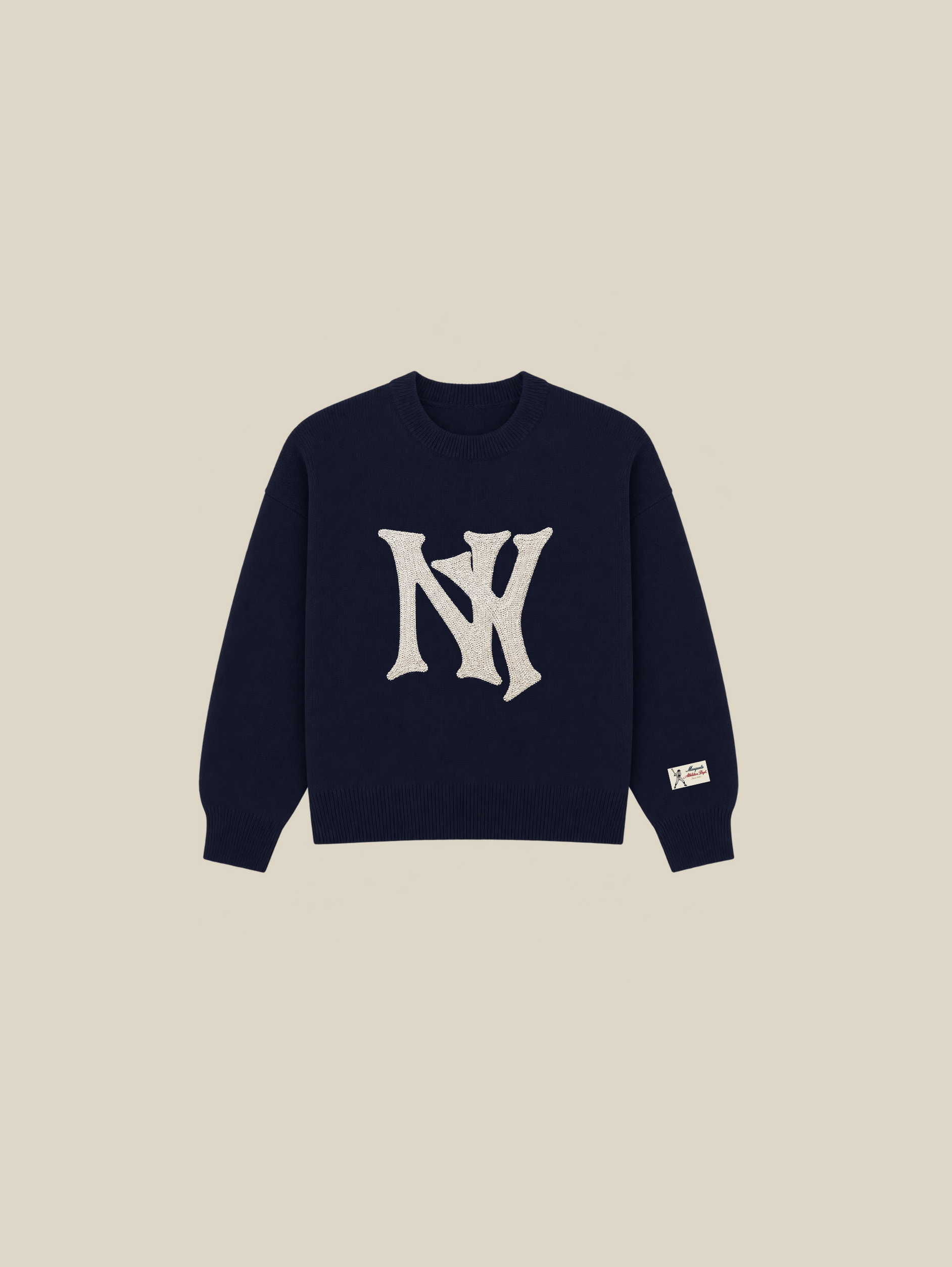 DARK BLUE KNIT SWEATER 