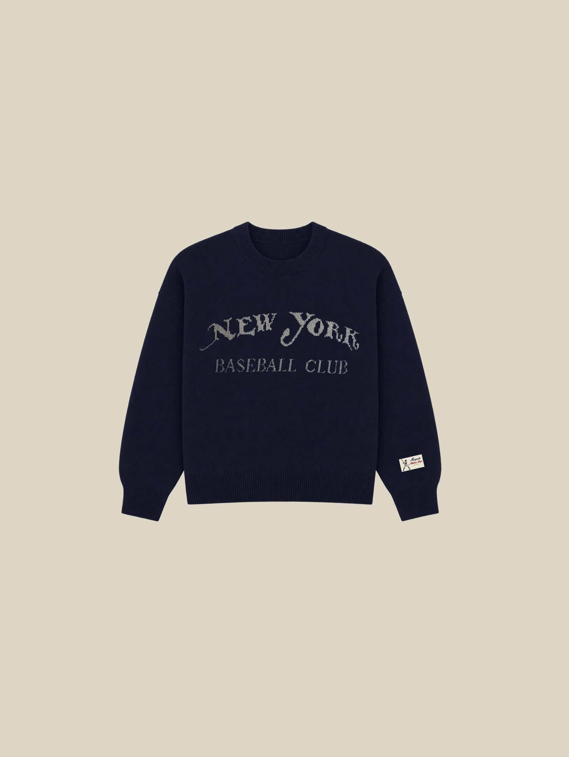 DARK BLUE KNIT SWEATER 