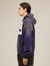 DARK BLUE SUNFADED ZIP  HOODED "23"