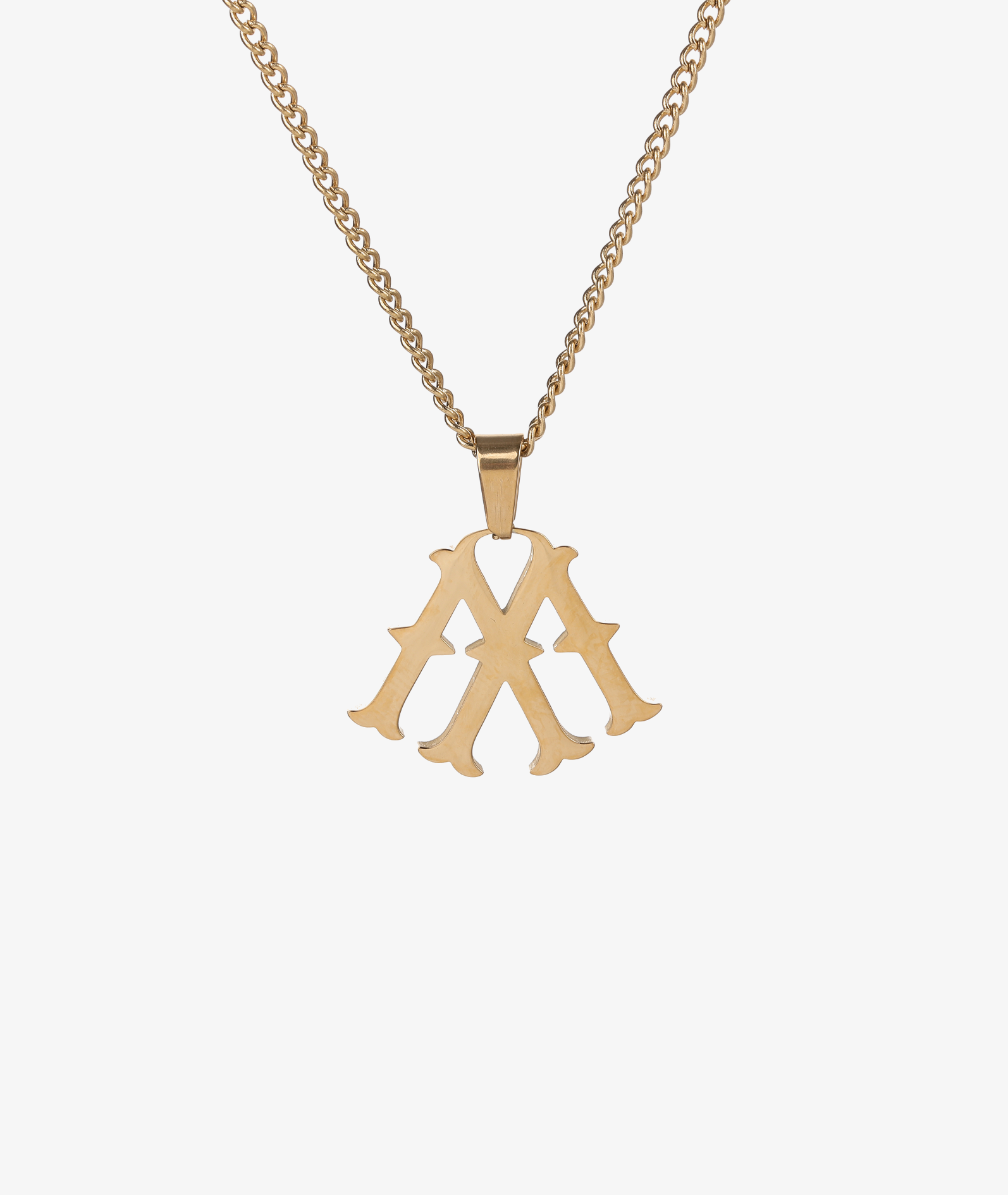 18K GOLD NECKLACE "M" - Mosquets