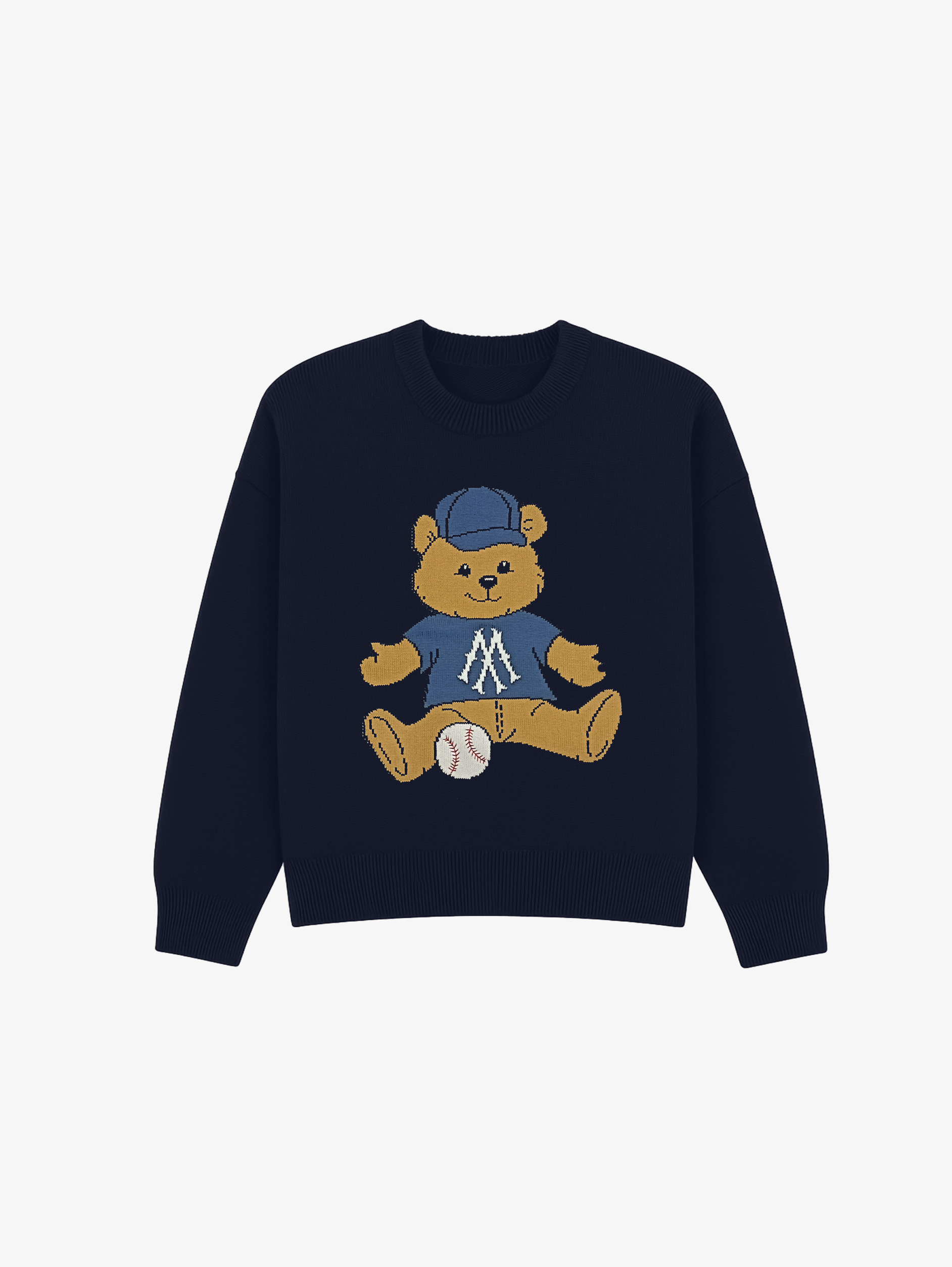 DARK BLUE KNIT SWEATER 