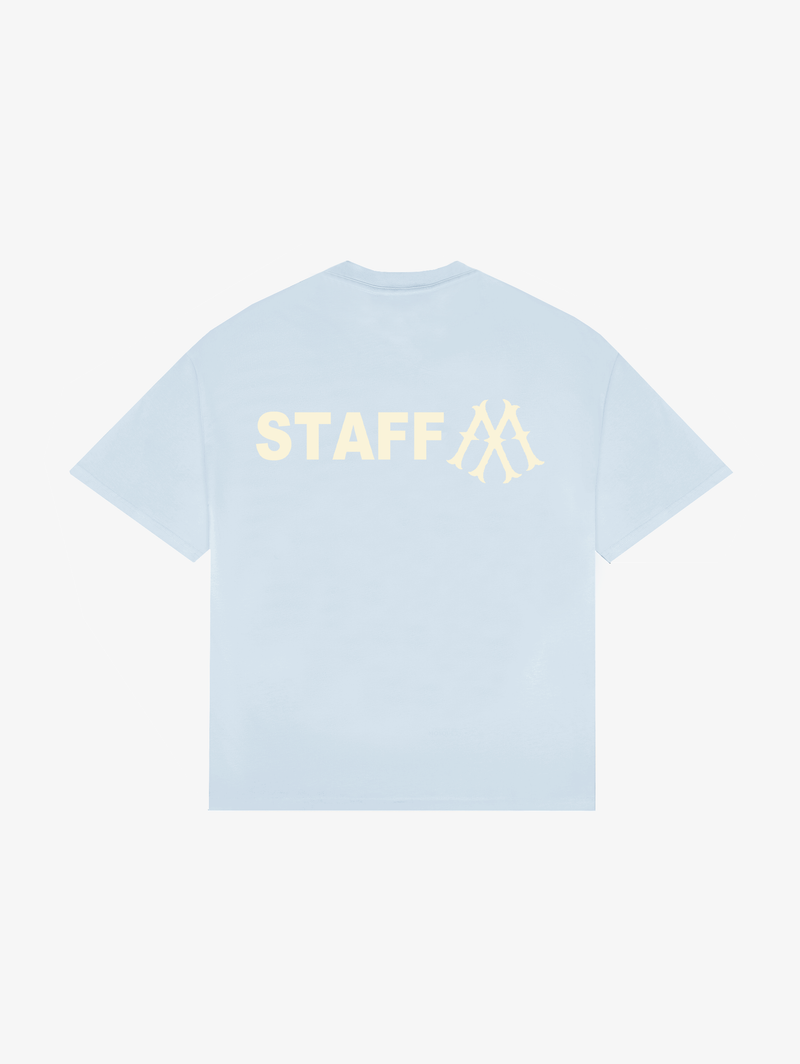 LIGHT BLUE T-SHIRT "STAFF"