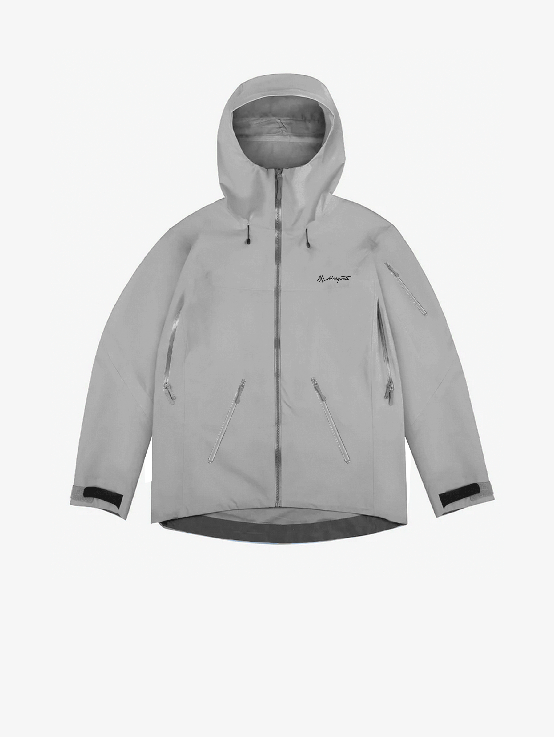 ALPHA RAIN JACKET "LIGHT GREY"