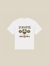 WHITE T-SHIRT "MOSQUETS SAILING"