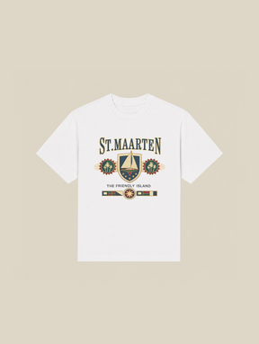 WHITE T-SHIRT "MOSQUETS SAILING"