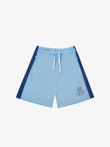 LIGHT BLUE MESH SHORTS STRIPE "BLUE"