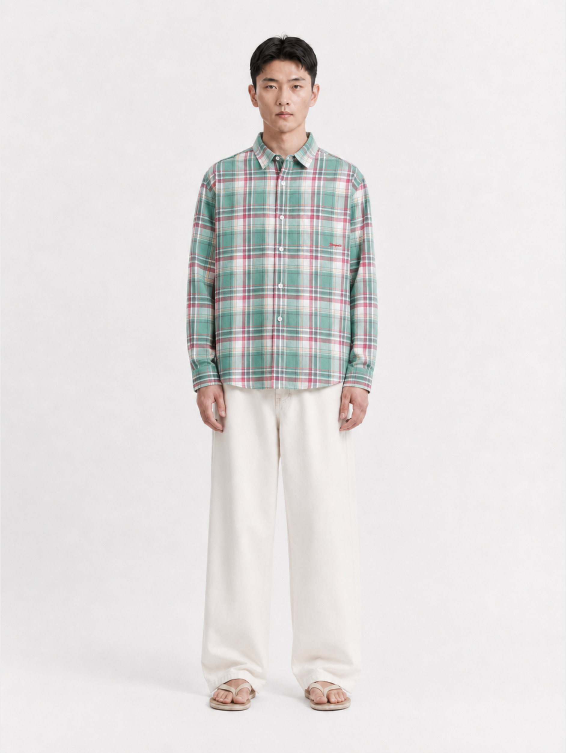 GREEN FLANNEL SHIRT 