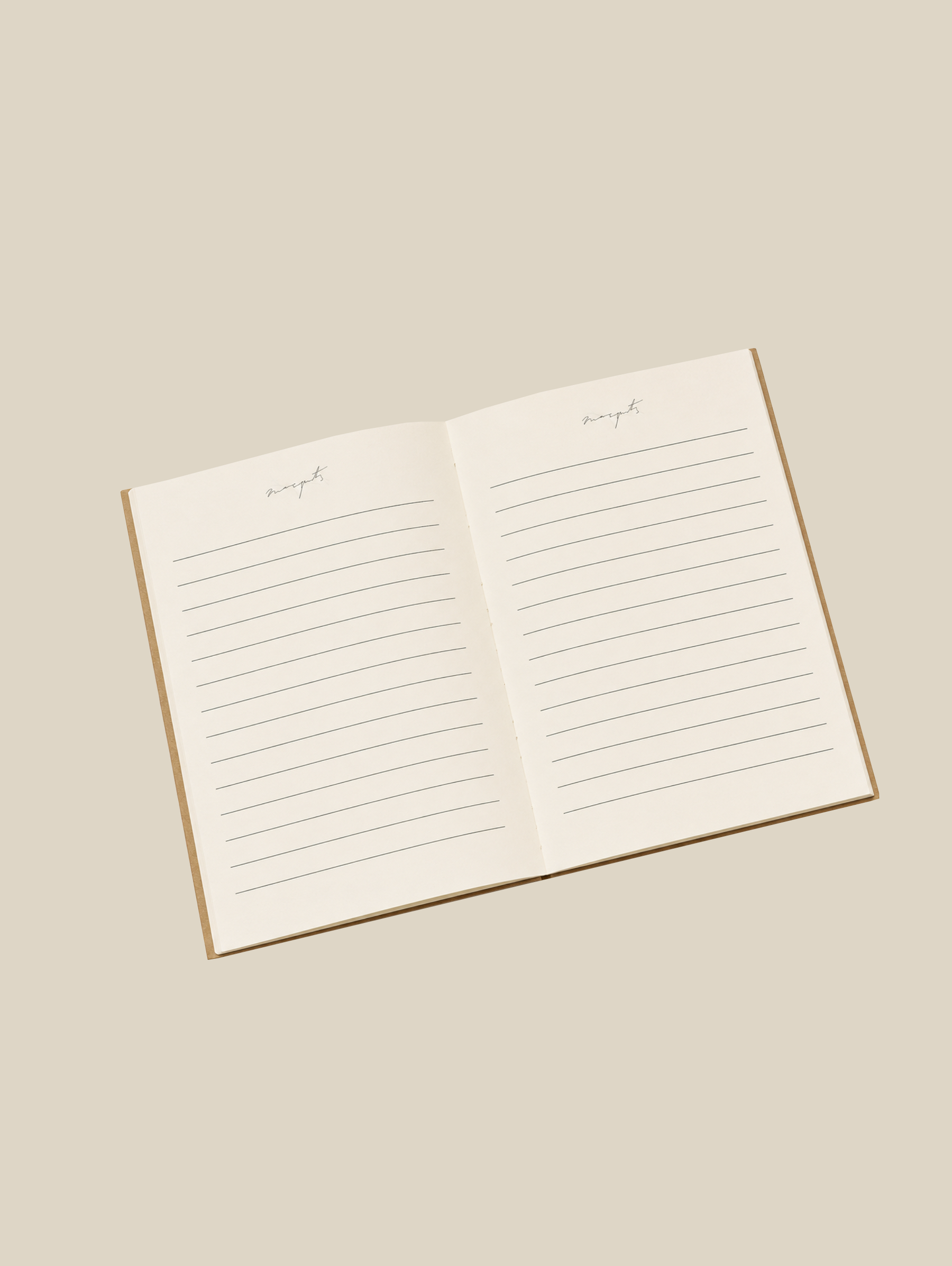 PAPER NOTE BOOK "MOSQUETS"
