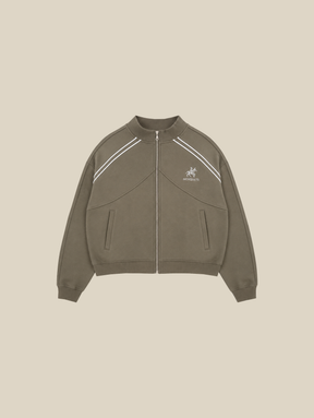 OLIVE TRAIN JACKET "MOSQUETS"