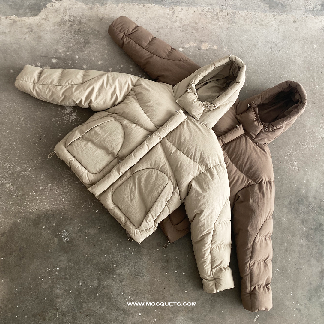 BEIGE PUFFER JACKET