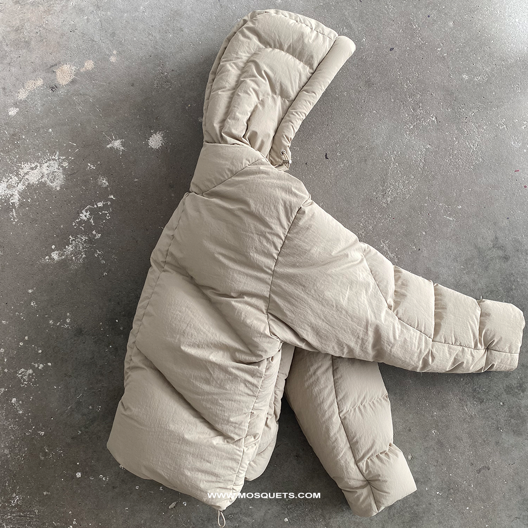 BEIGE PUFFER JACKET