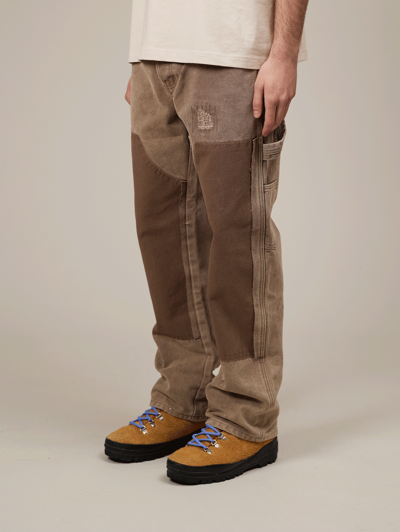 VINTAGE CARPENTER PANTS "BROWN" - Mosquets