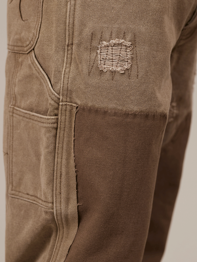 VINTAGE CARPENTER PANTS "BROWN" - Mosquets