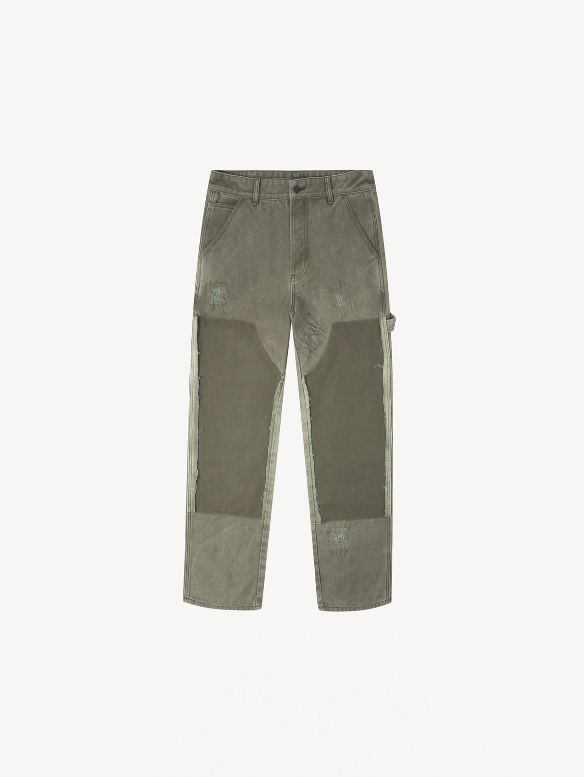 VINTAGE CARPENTER PANTS "OLIVE" - Mosquets