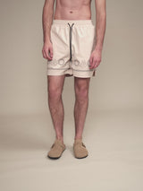 CREAM SWIM SHORTS "SUN"