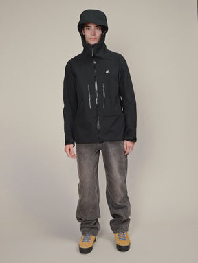 ALPHA RAIN JACKET "BLACK"