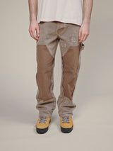 VINTAGE CARPENTER PANTS "BROWN"