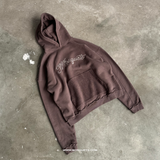 BROWN CUT & SEWN HOODED "MOSQUETS"