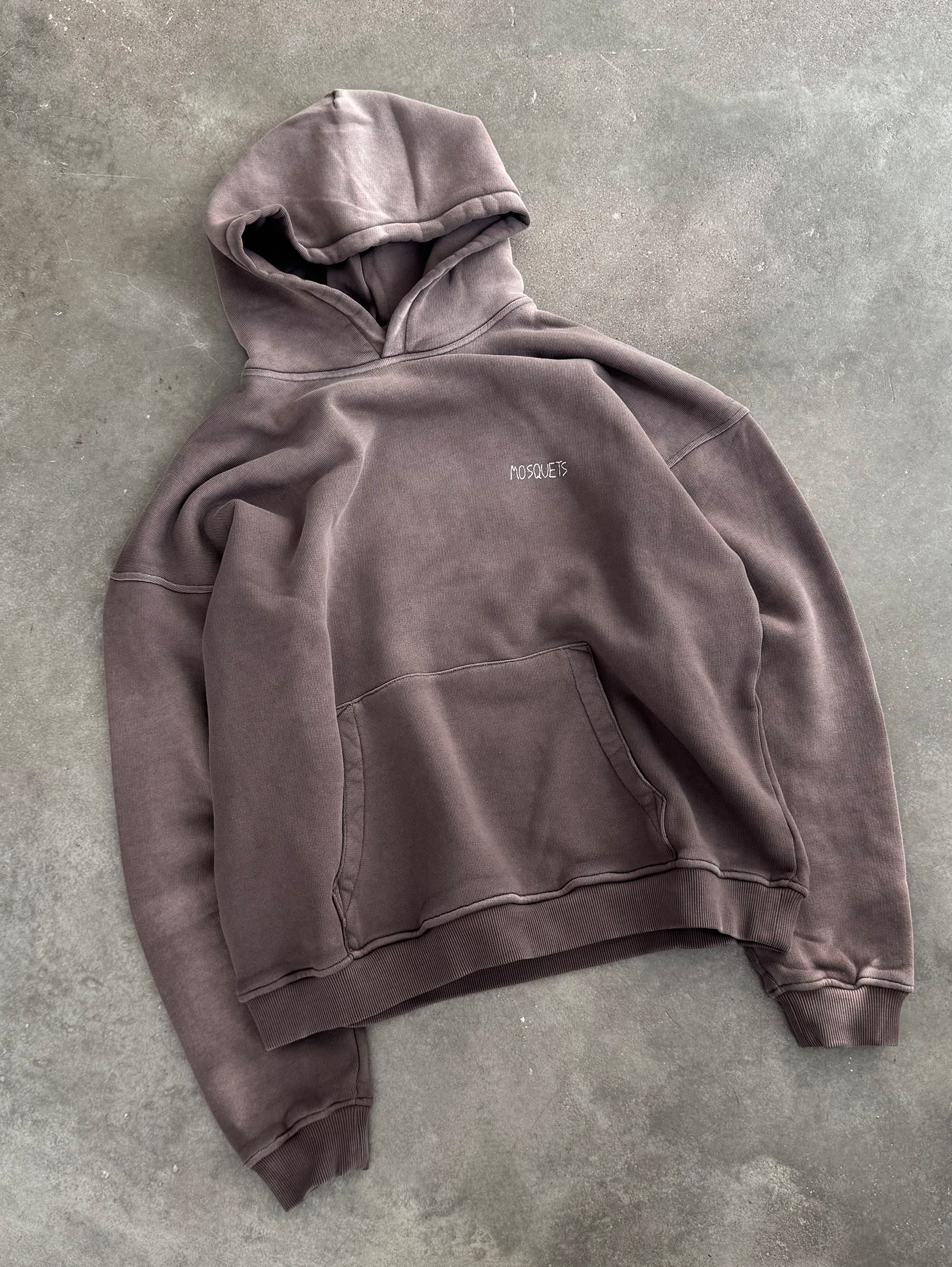 BROWN SUNFADED HOODED "EVERYDAYS"