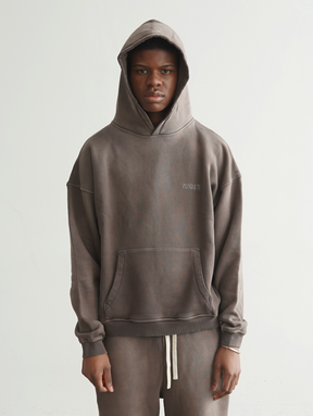 BROWN SUNFADED HOODED "EVERYDAYS"