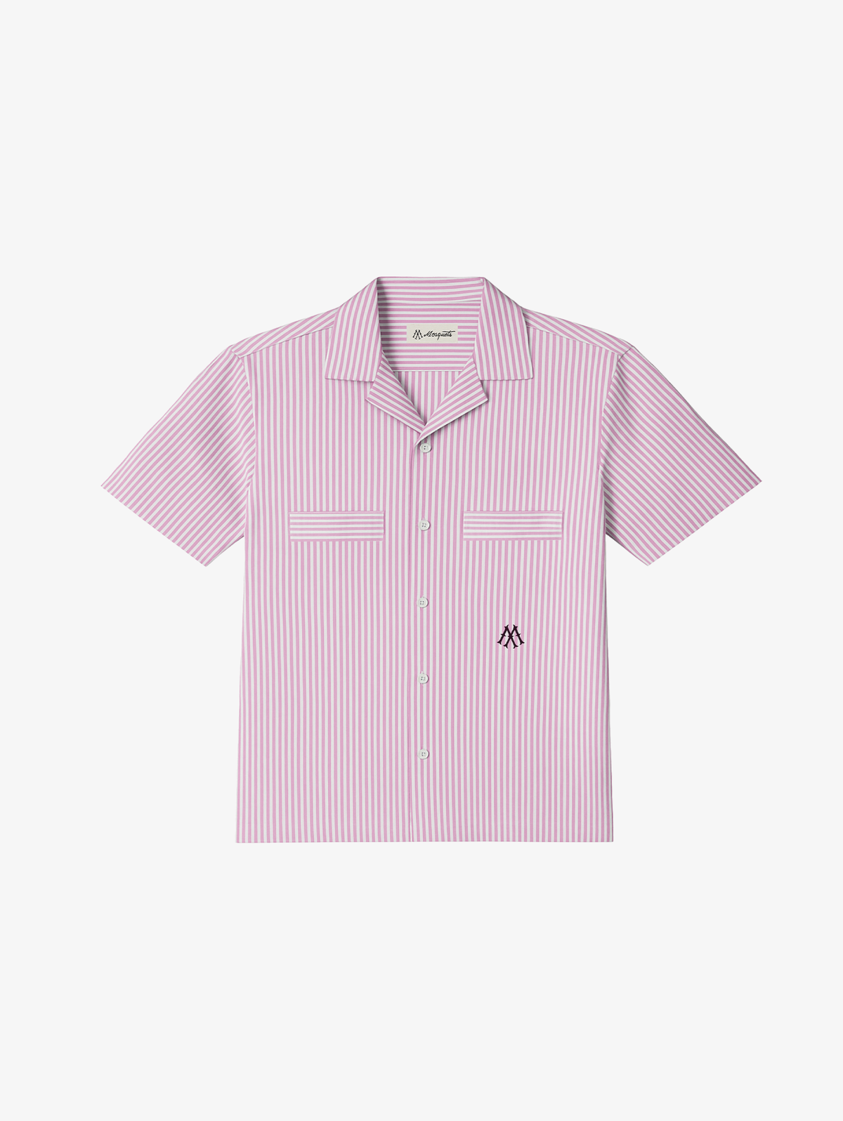 ROSA WHITE STRIPE RESORT SHIRT "M"