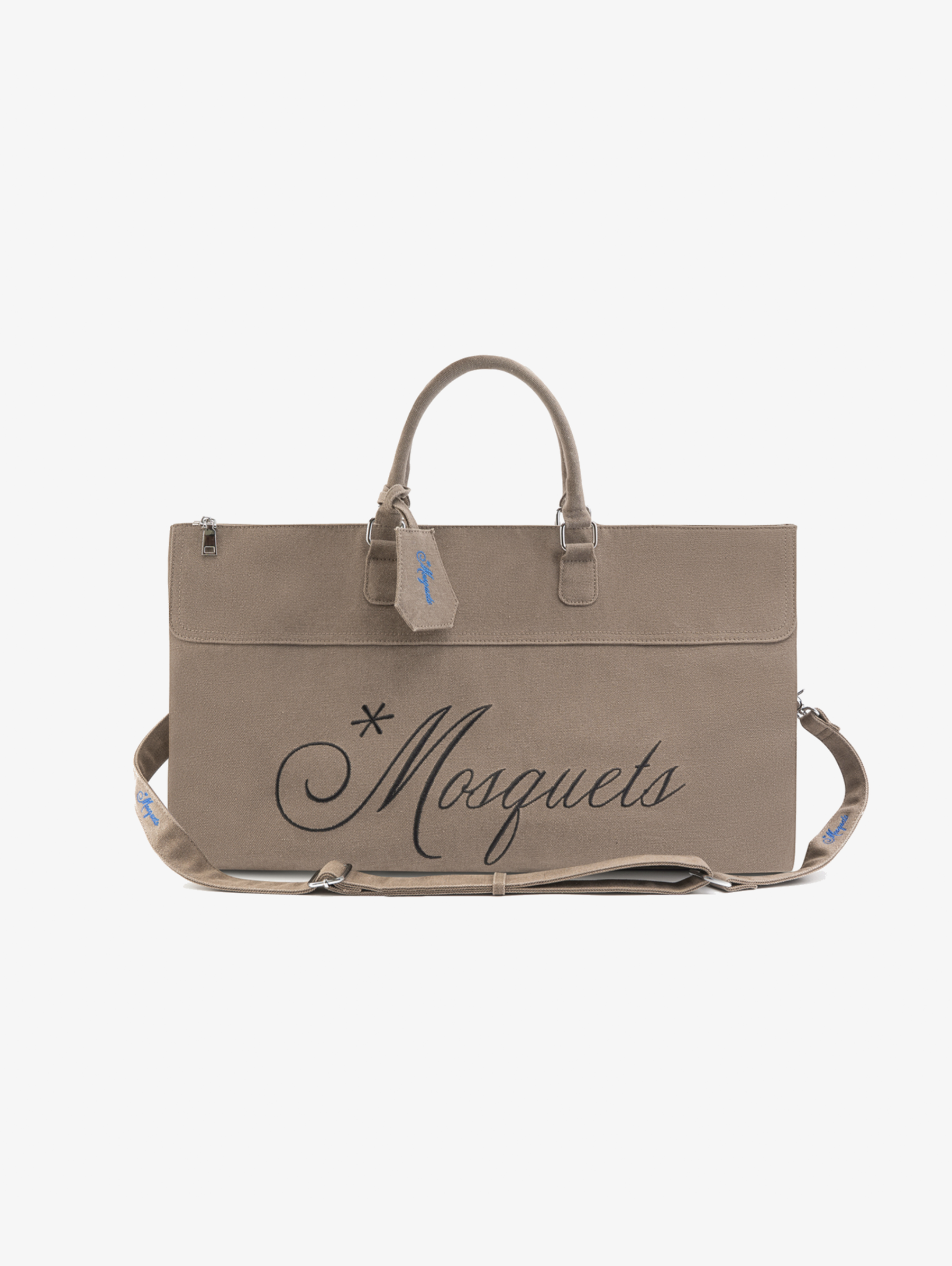 VINTAGE WASHED CANVAS TRAVEL BAG MOSQUETS