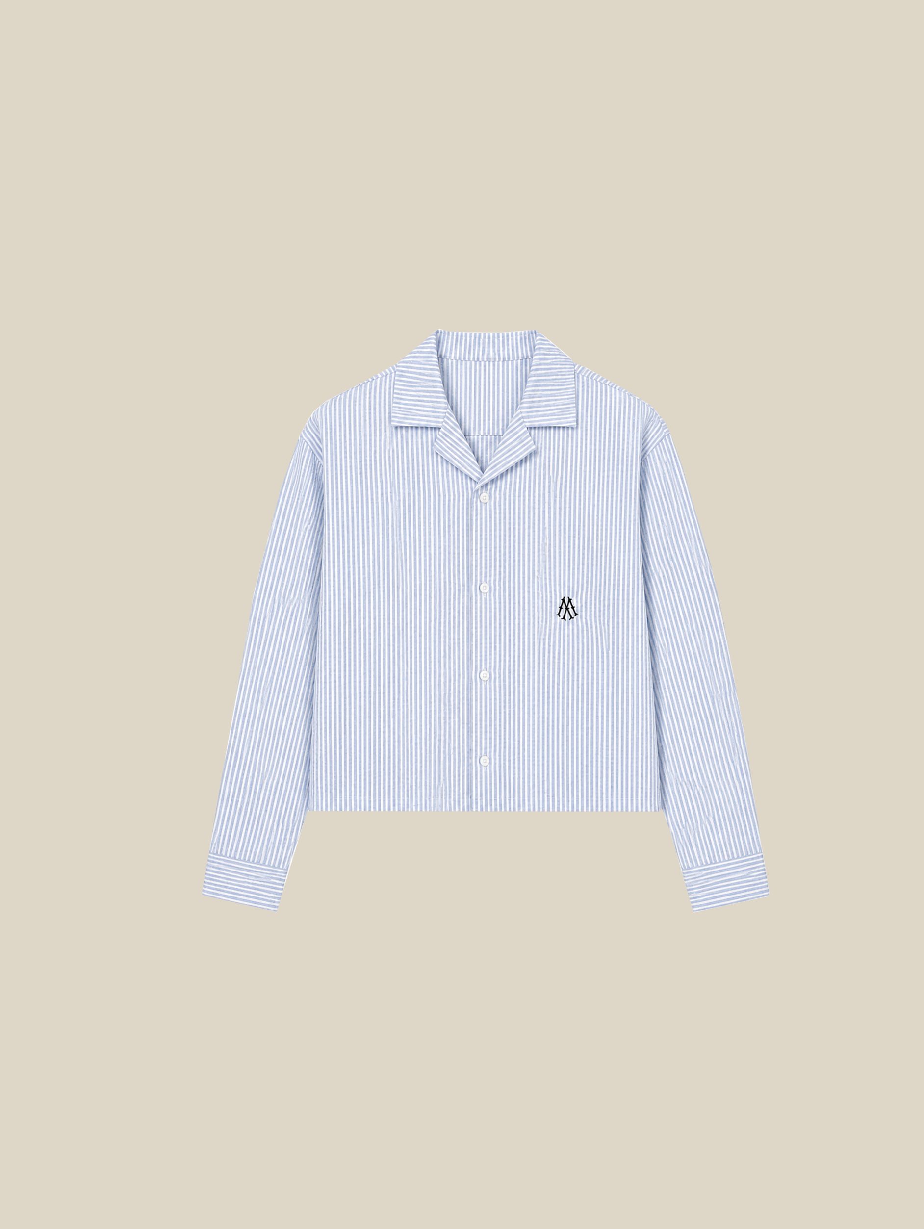 BLUE WHITE STRIPE OXFORD  SHIRT 