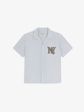 BLUE/ WHITE  SHIRT "NY RHINESTONE"
