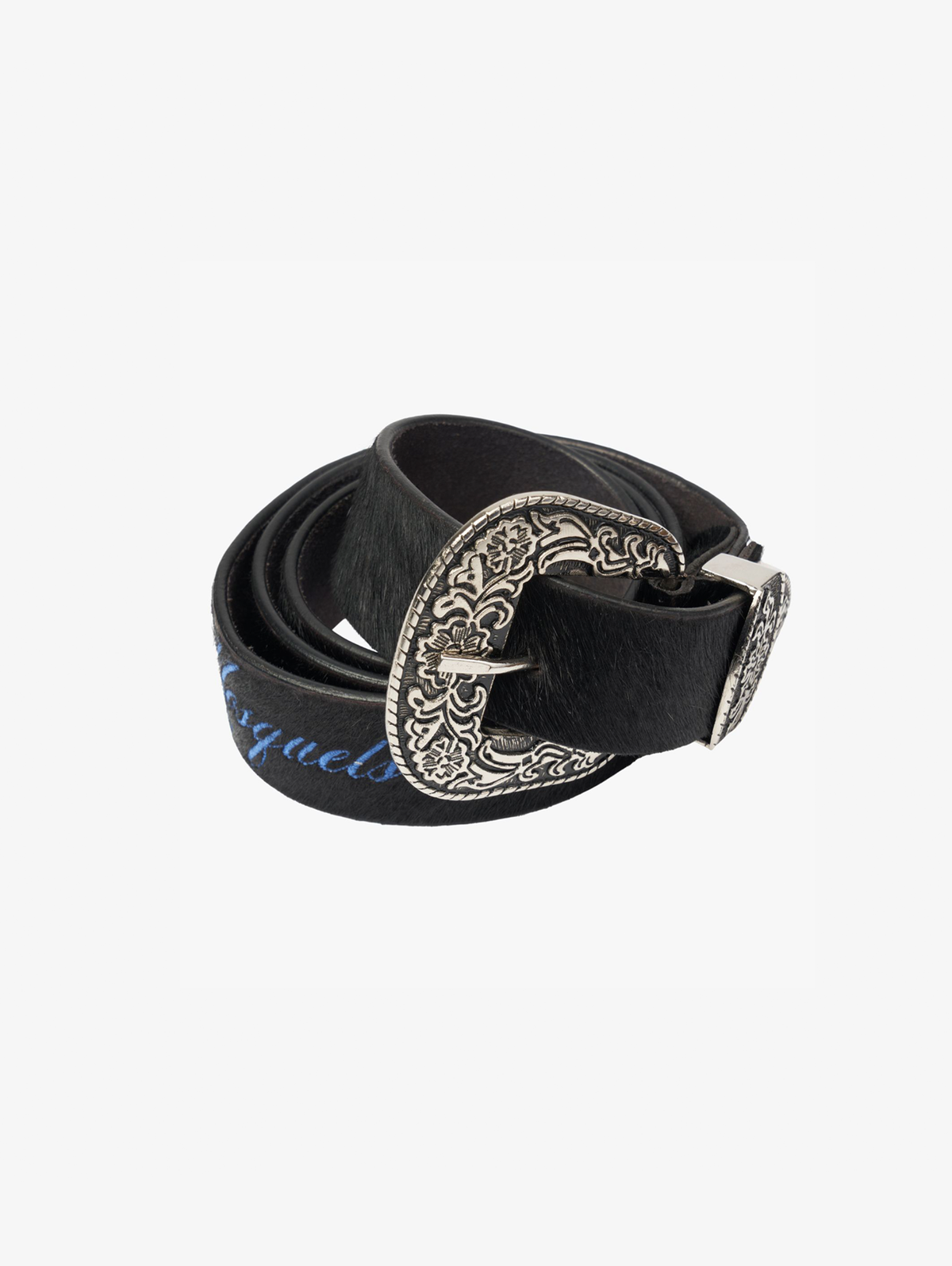 PONY HAIR BELT "BLACK" - Mosquets