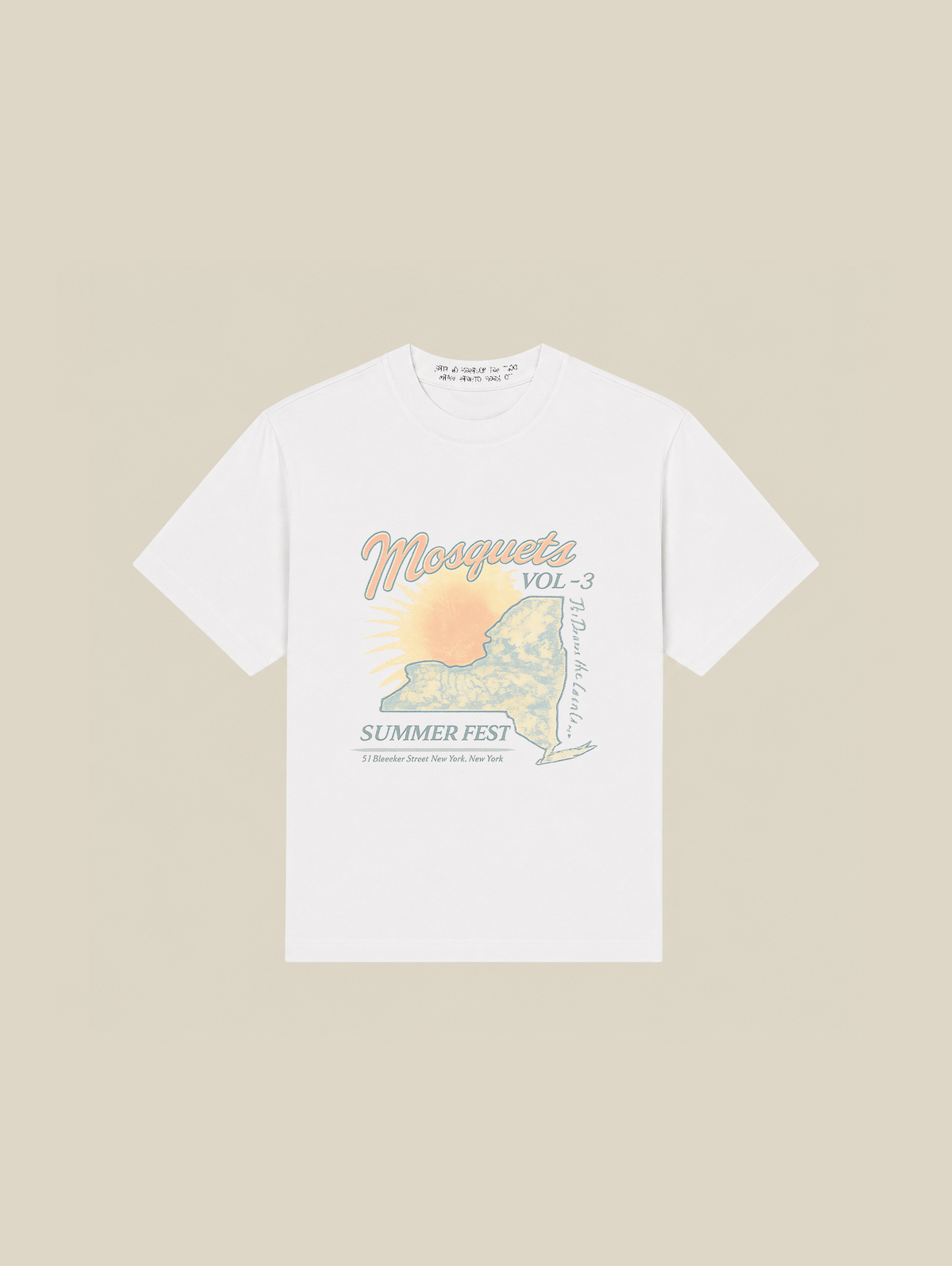 WHITE T-SHIRT "SUMMERFEST"