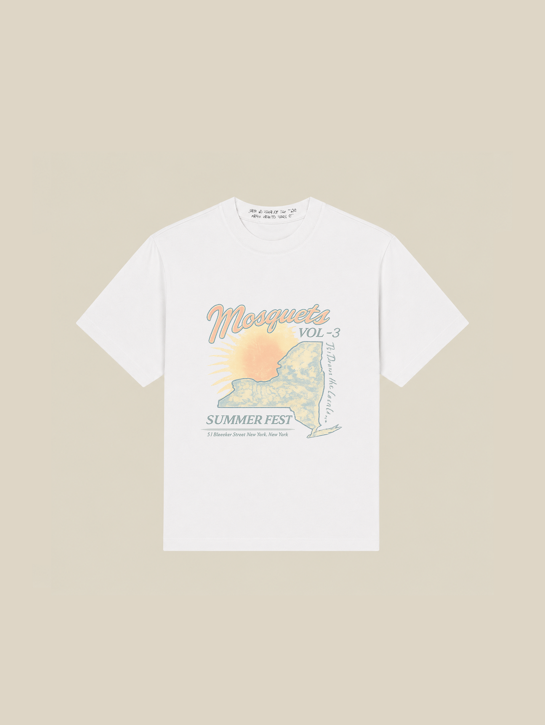 WHITE T-SHIRT "SUMMERFEST"