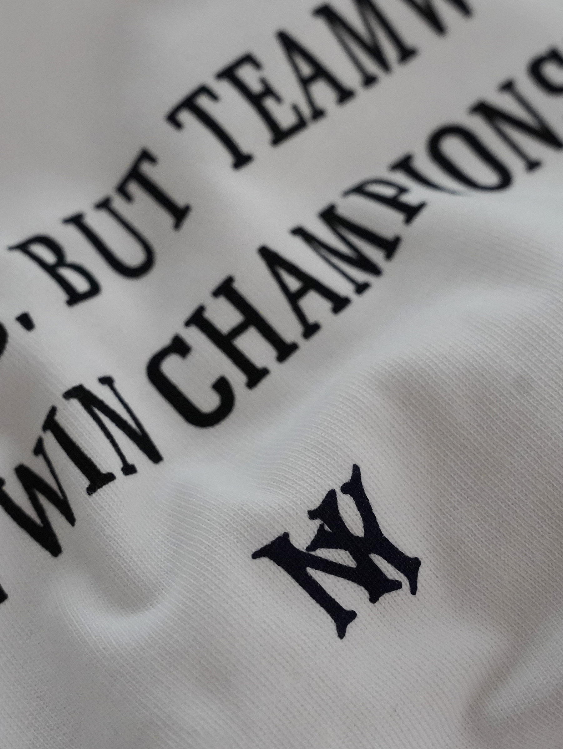 WHITE T-SHIRT "TALENT"