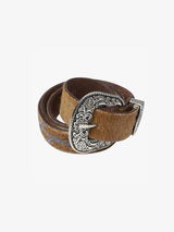 PONY HAIR BELT "BEIGE" - Mosquets