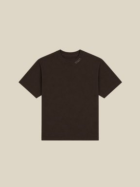 DARK BROWN  EVERYDAY T-SHIRT "MOSQUETS" - Mosquets