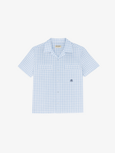 CHECK LIGHT BLUE /WHITE SHIRT "M"