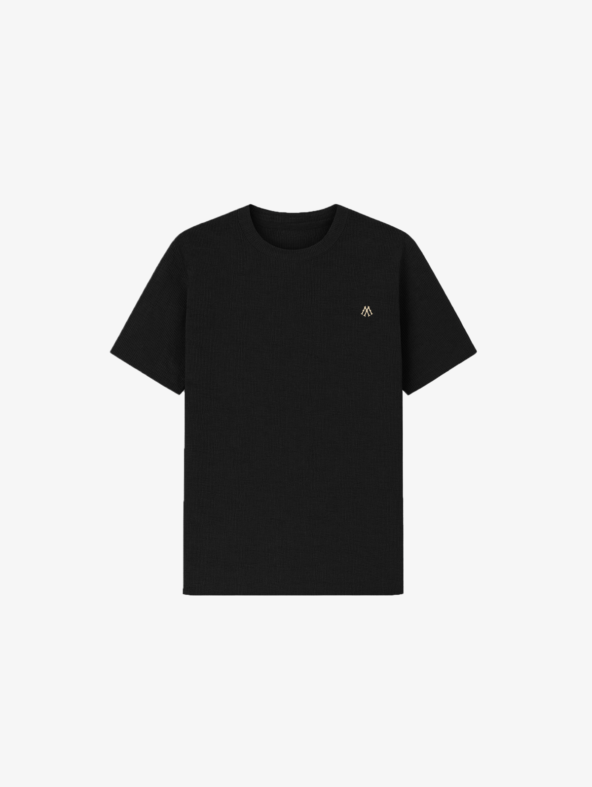 EVERYDAYS BLACK RIB T-SHIRT "M"