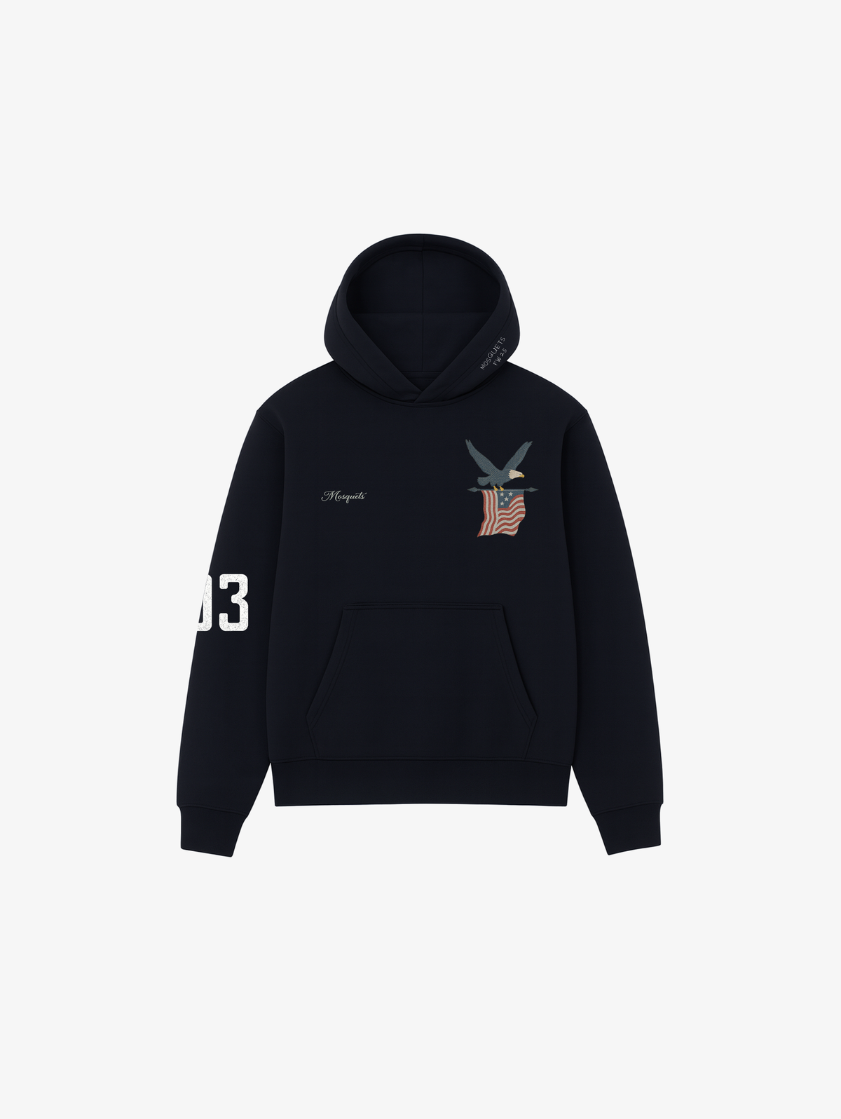 BLACK HOODED "US EAGLE" - Mosquets