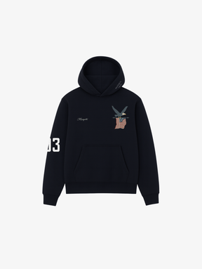 BLACK HOODED "US EAGLE" - Mosquets