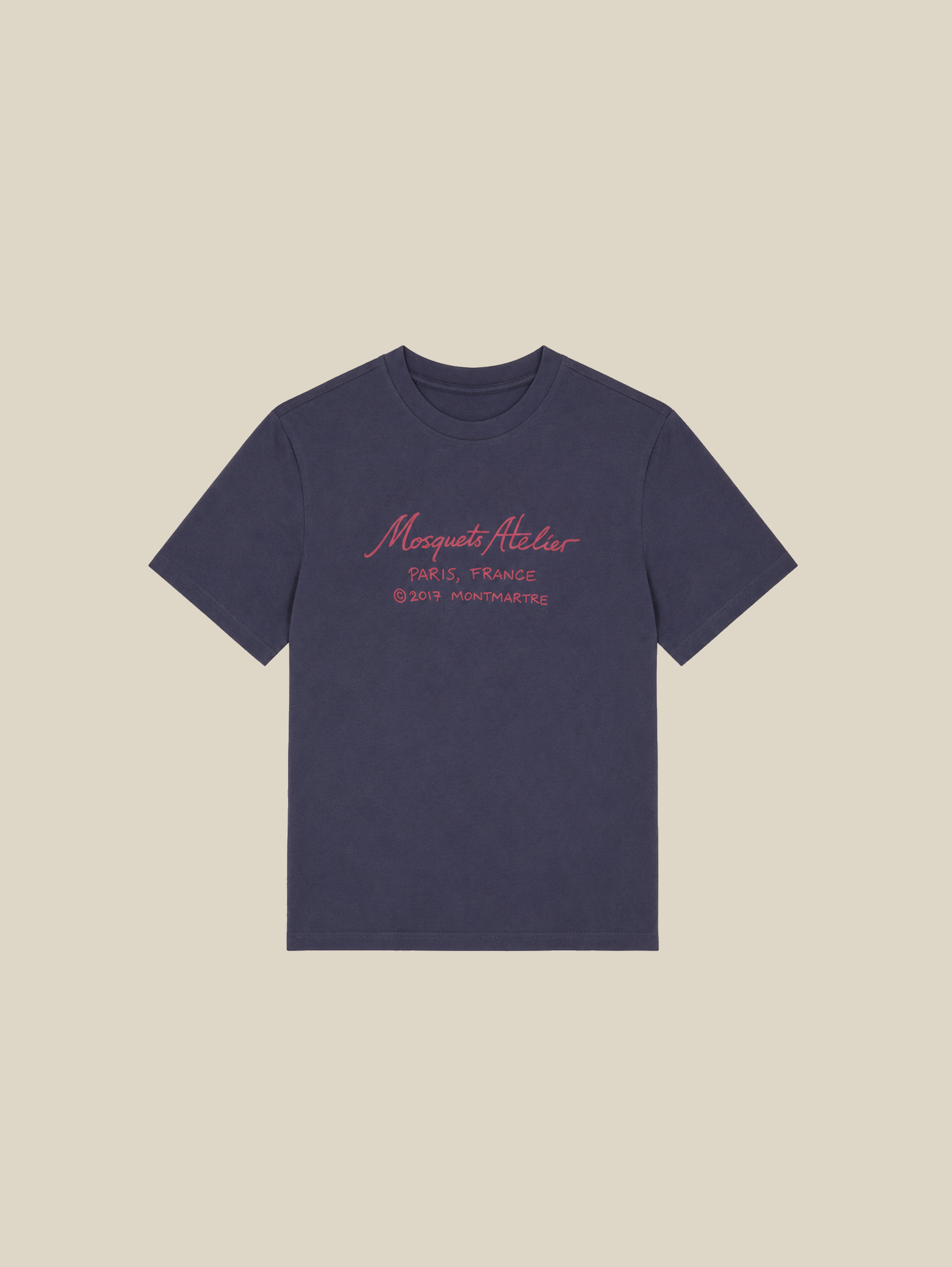 BLUE T-SHIRT "ATELIER"