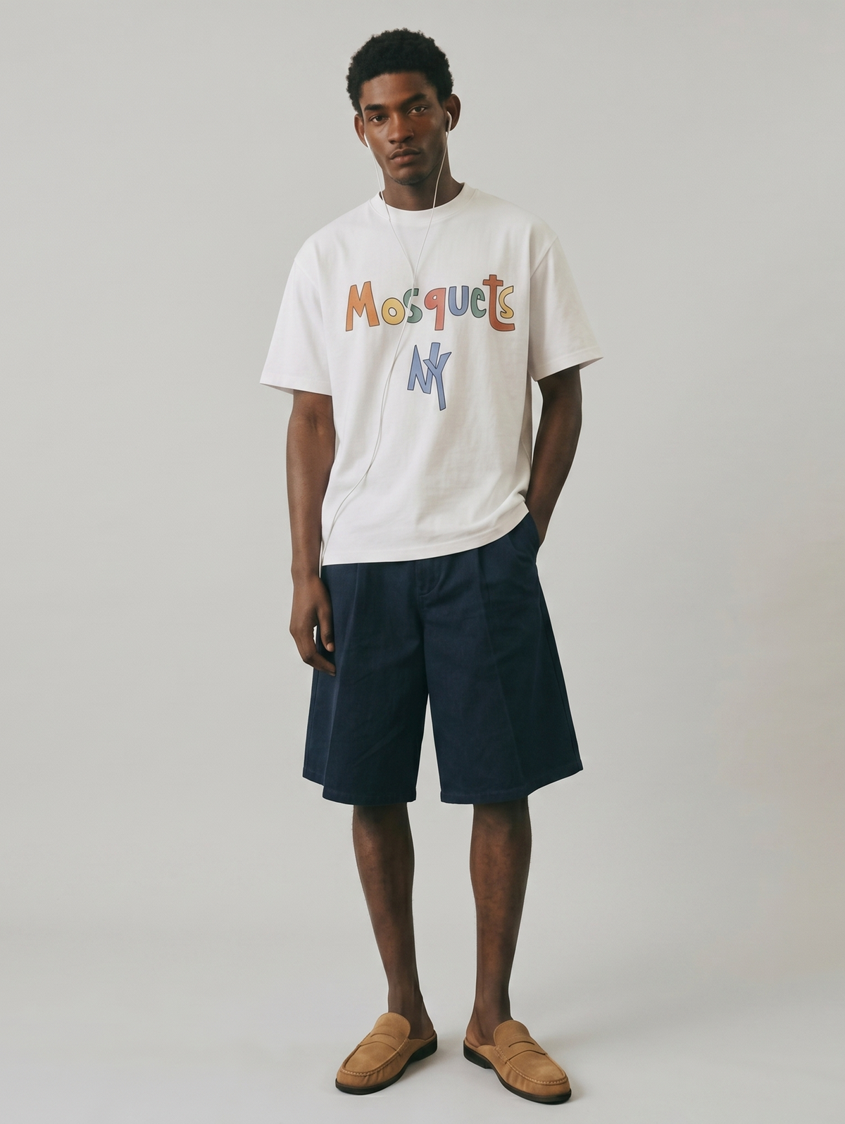 WHITE T-SHIRT "ATELIER"