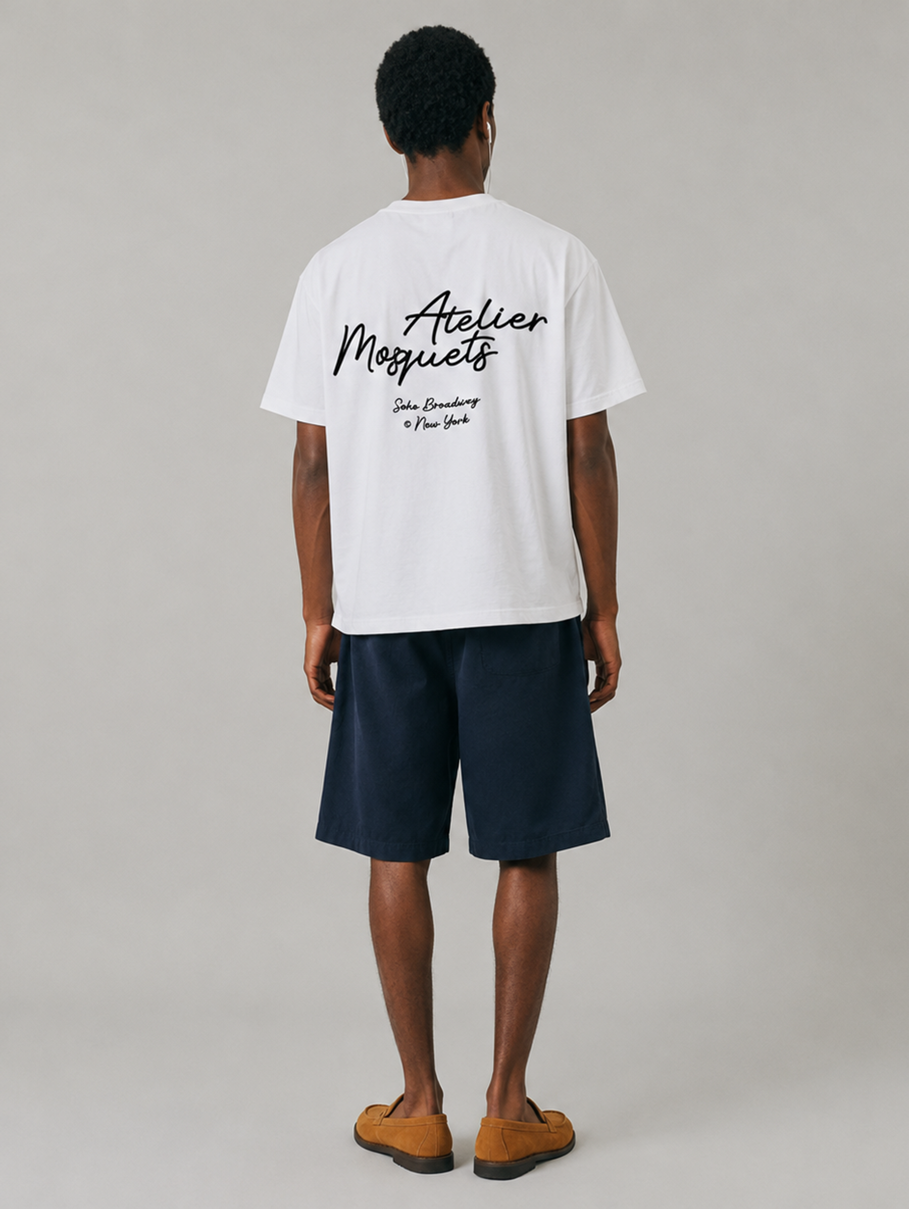 WHITE T-SHIRT "MOSQUETS ATELIER" - Mosquets