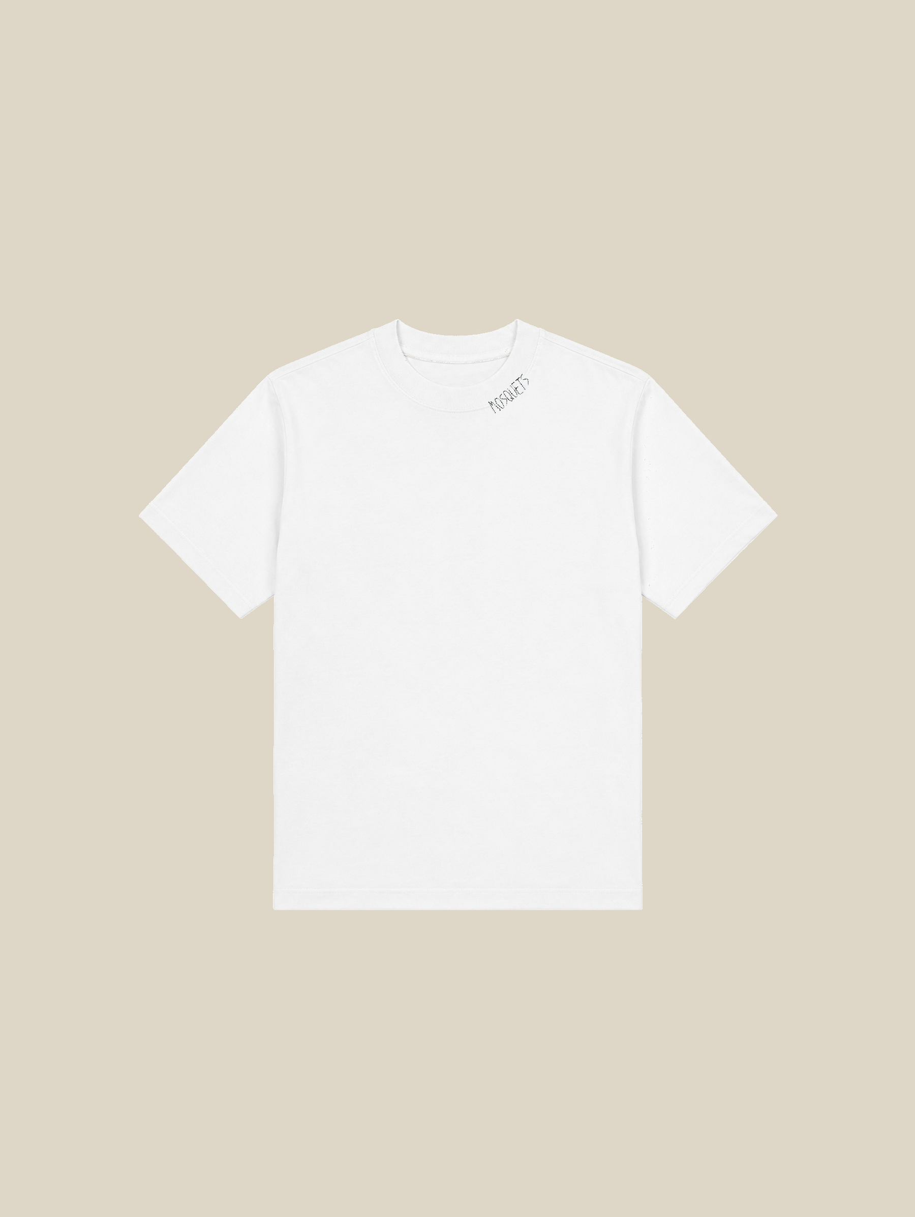 WHITE EVERYDAY T-SHIRT "MOSQUETS" - Mosquets