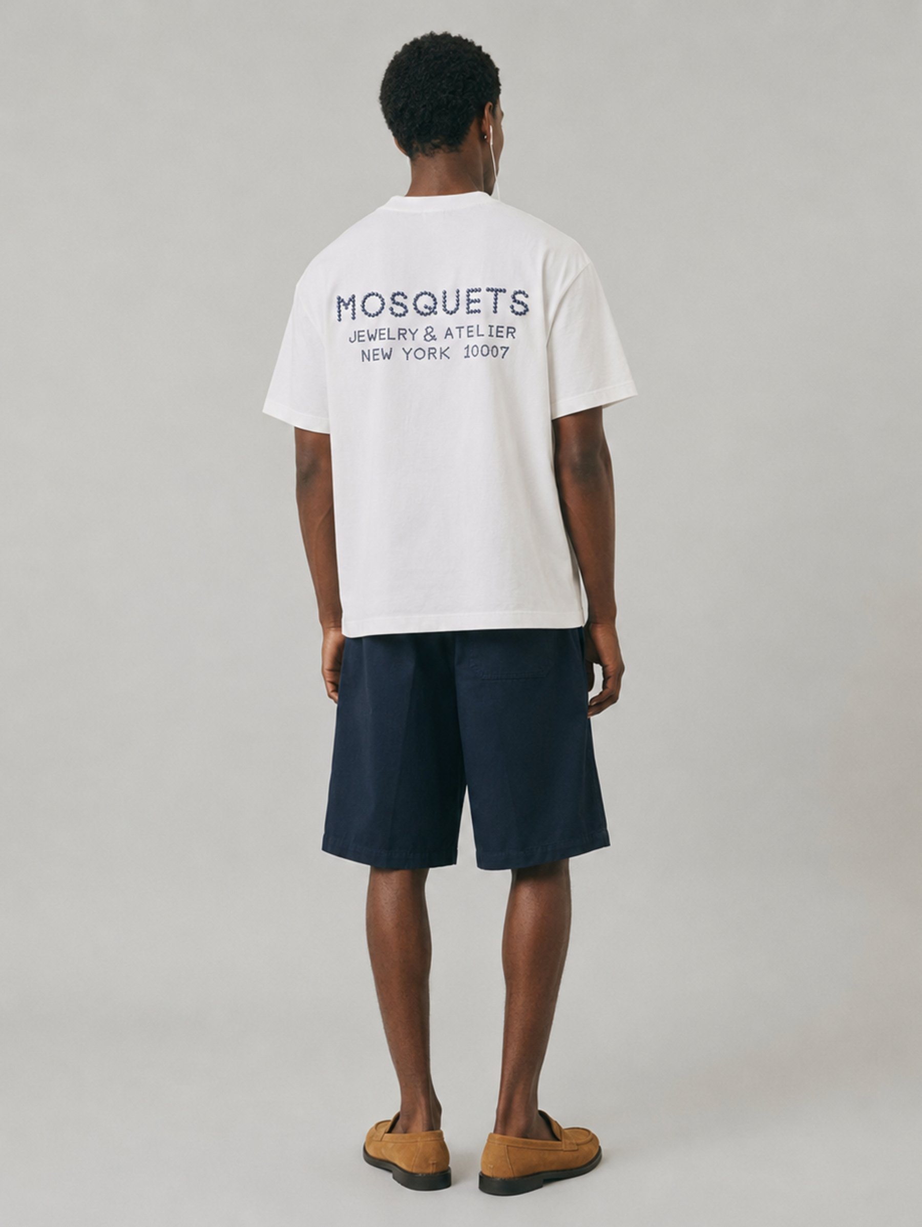 WHITE T-SHIRT "MOSQUETS JEWELRY" - Mosquets