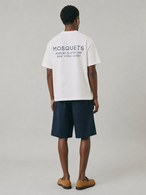 WHITE T-SHIRT "MOSQUETS JEWELRY" - Mosquets