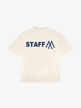 WHITE T-SHIRT "STAFF"